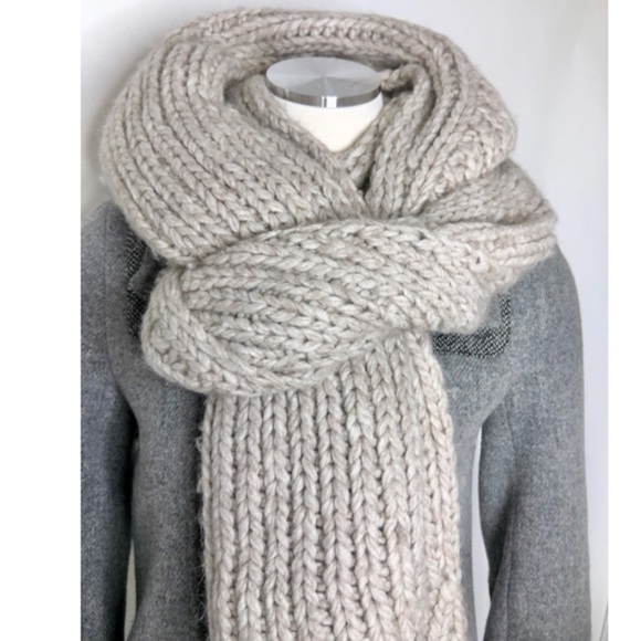 Rare‼️J. Crew Rare Oversized 100% Wool Warm Scarf - Picture 6 of 11